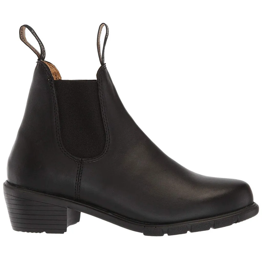 1671 Water-Resistant Leather Women's Heeled Chelsea Boots