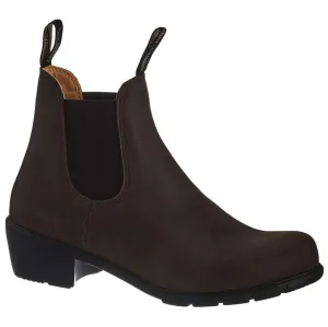 1673 Water-Resistant Leather Women's Heeled Chelsea Boots