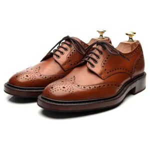 1880 'Chester' Brown Leather Derby Brogues UK 7.5 F