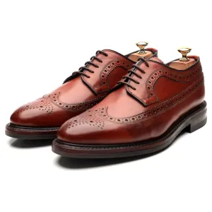 1880 Legacy 'Birkdale' Brown Leather Derby Brogues UK 9 F