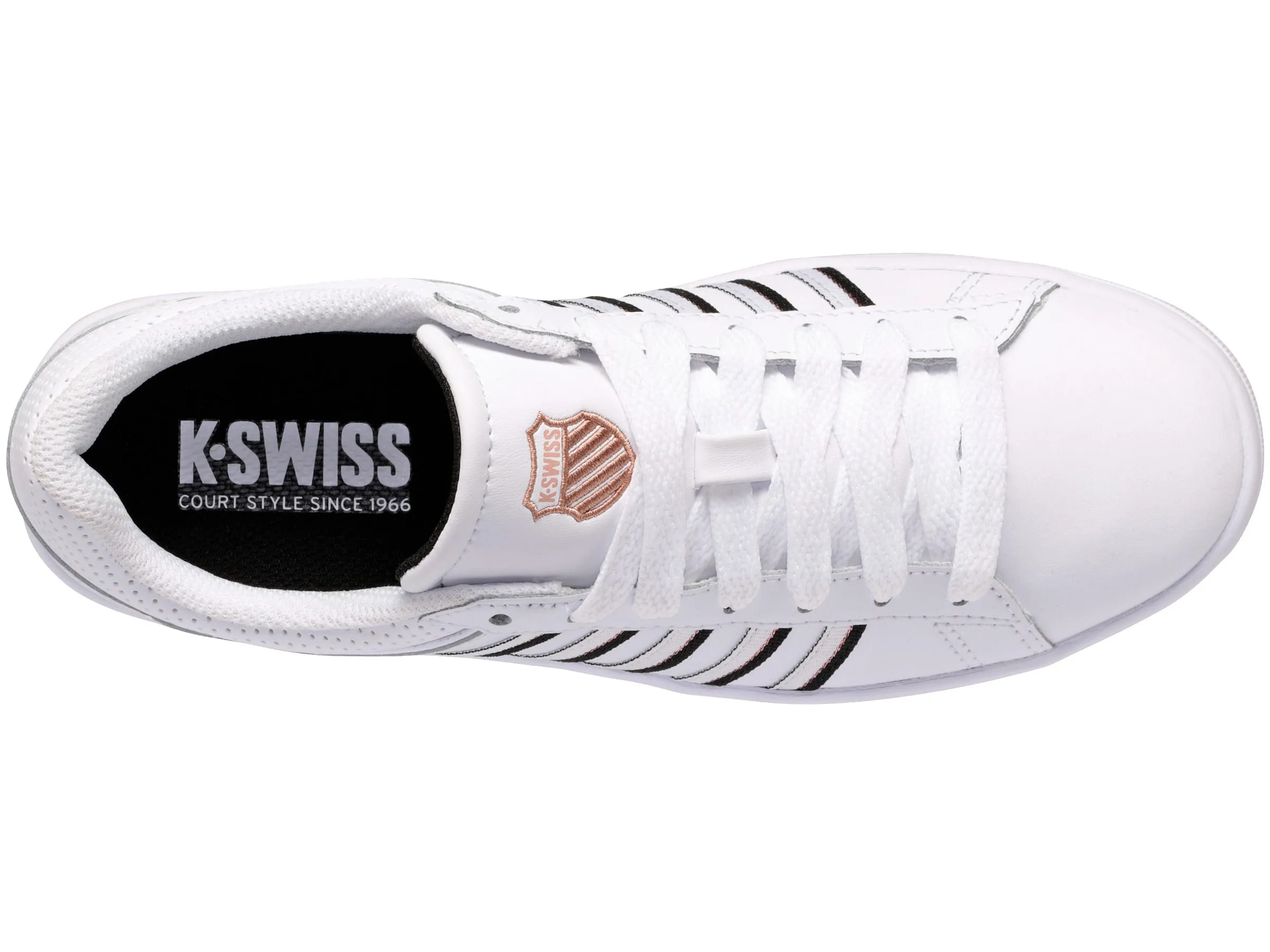 96154-109-M | COURT WINSTON | WHITE/BLACK/ROSE GOLD