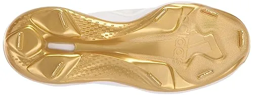 adidas Women's Adizero Purehustle 3 Elite Sneaker, White/Gold Metallic/Gold Metallic, 11