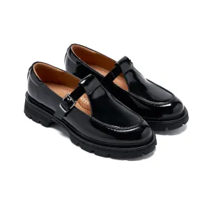 AiciBerllucci -SUNNY2 -Black Loafers for Women, Business Casual Shoes, Women's Loafers & Slip-Ons, Womens Chunky Loafers Comfortable Platform Loafers for Women