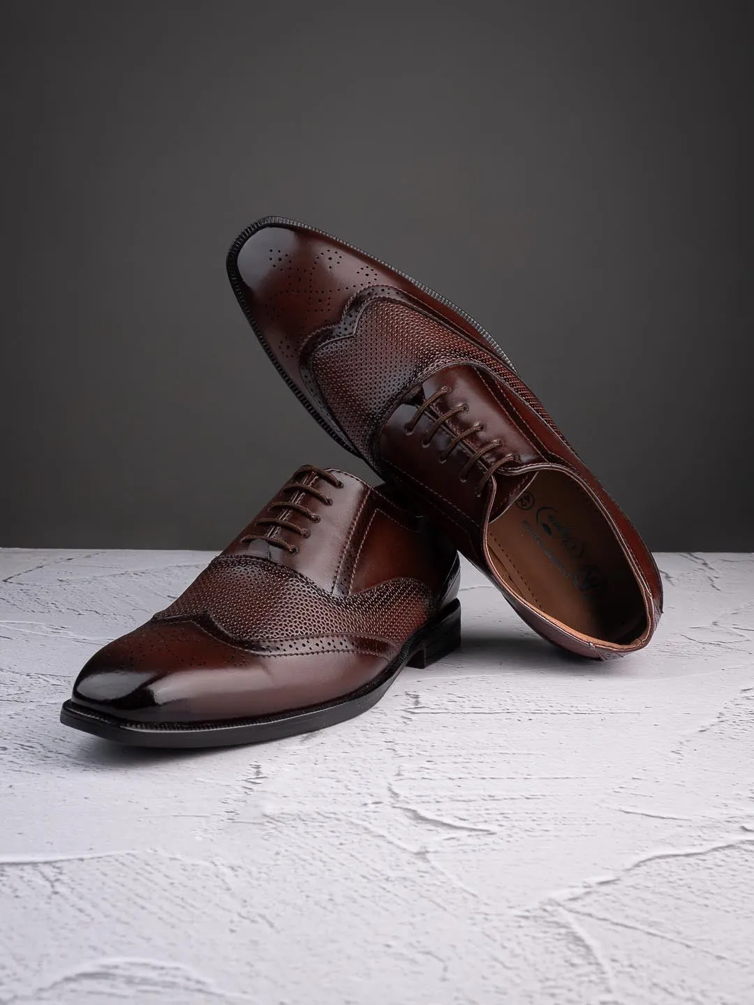 Alberto Torresi Brown Formal 594 Brogue Shoes