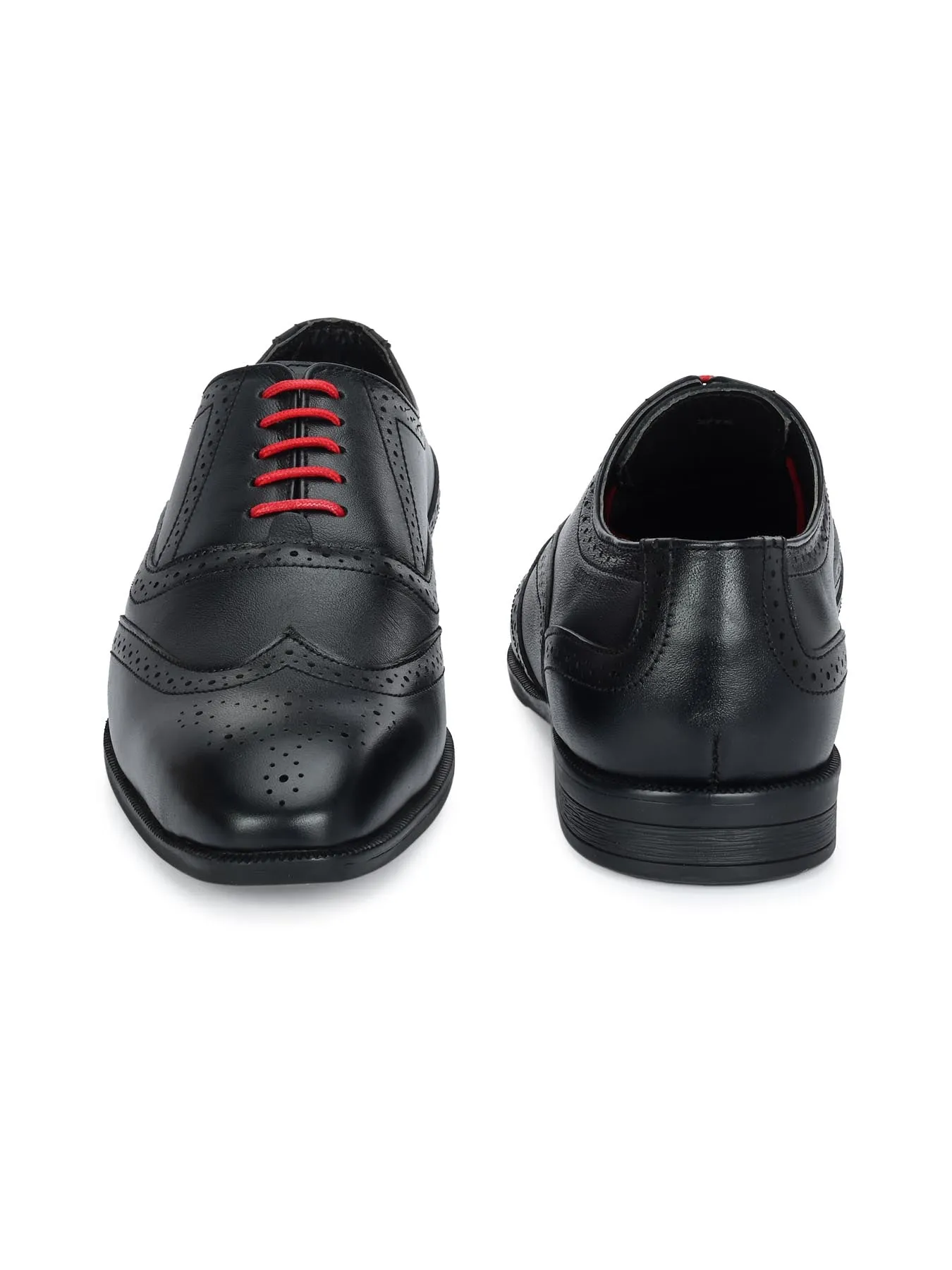 Alberto Torresi Genuine Leather Black Formal Brogue Shoes