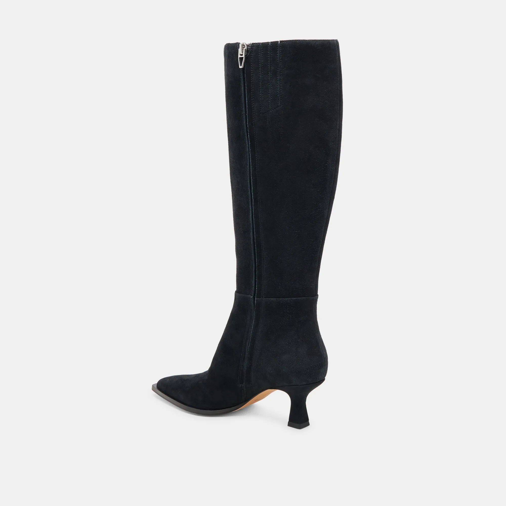 AUGGIE WIDE CALF BOOTS ONYX SUEDE