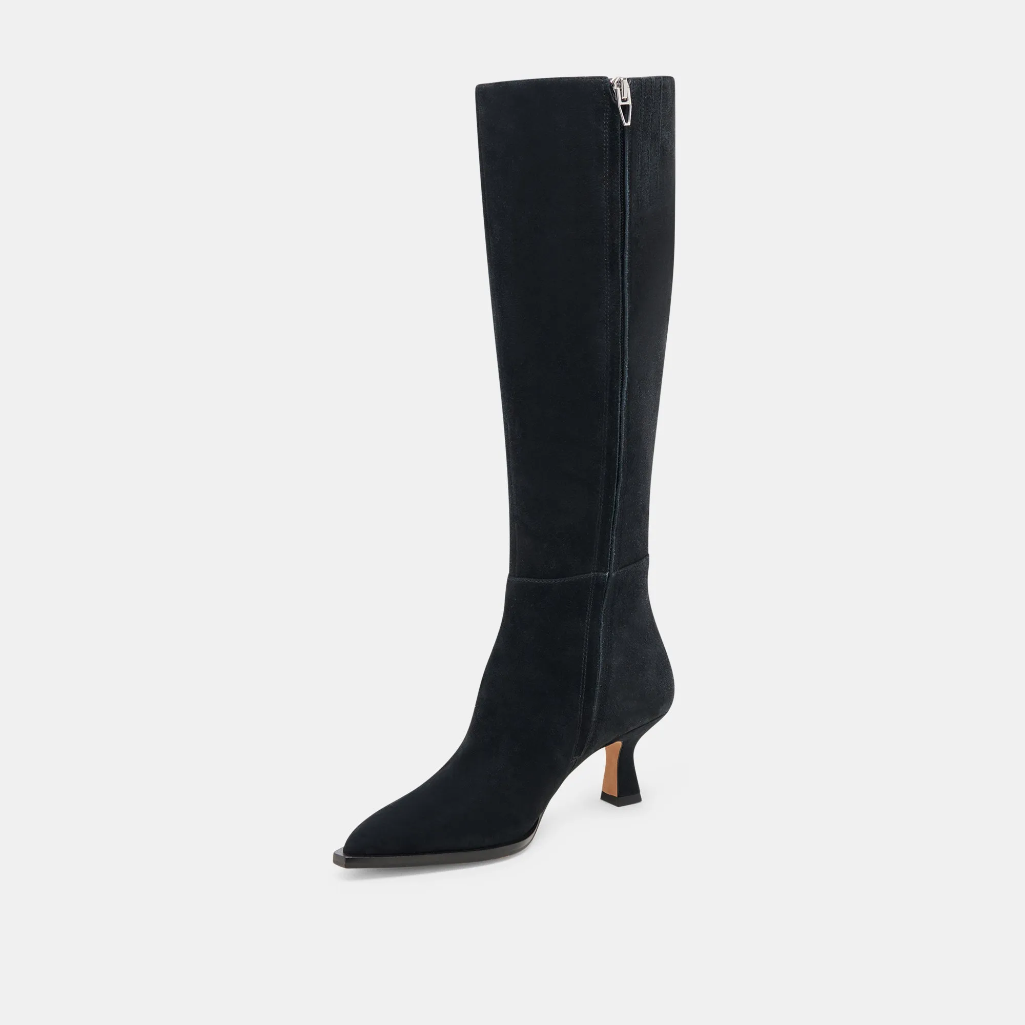 AUGGIE WIDE CALF BOOTS ONYX SUEDE