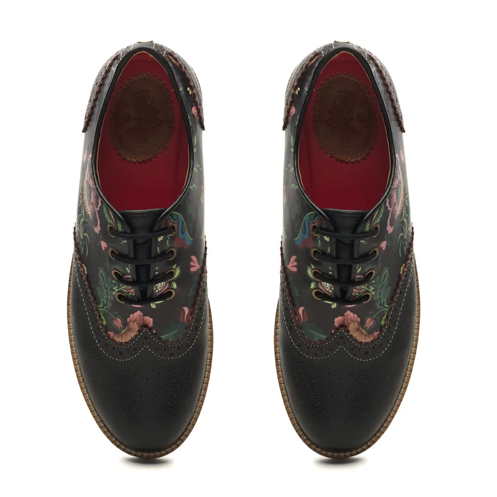 Bageecha Brogues Women – Coal