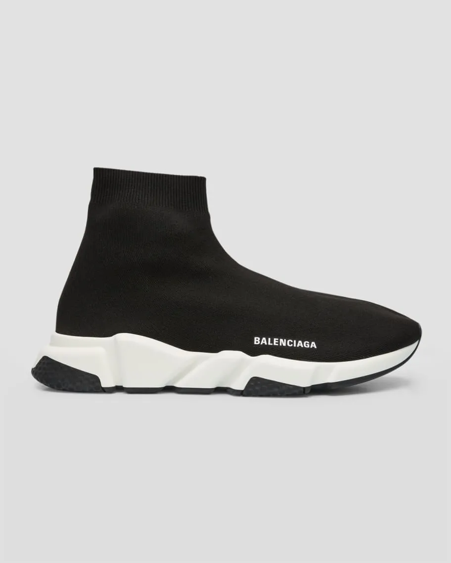 Balenciaga Men's Speed Mid Top Trainer Sock