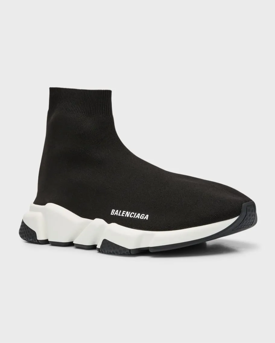 Balenciaga Men's Speed Mid Top Trainer Sock