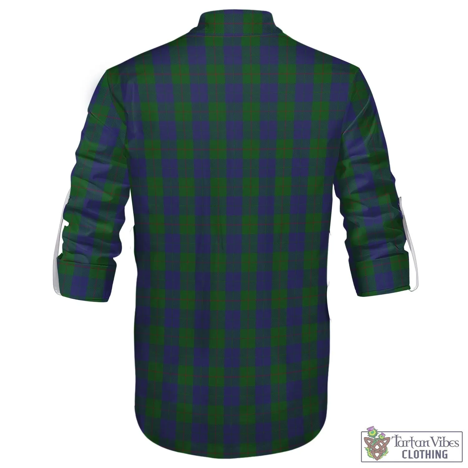 Barclay Tartan Men's Scottish Traditional Jacobite Ghillie Kilt Shirt