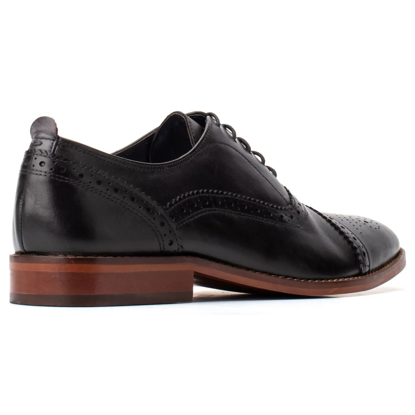 Base London Cast Waxy Brogue Shoes