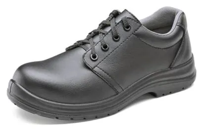 Beeswift Vegan Microfibre Tie Safety Shoe S2 Steel Toe Cap catering and hospitality- Cf823