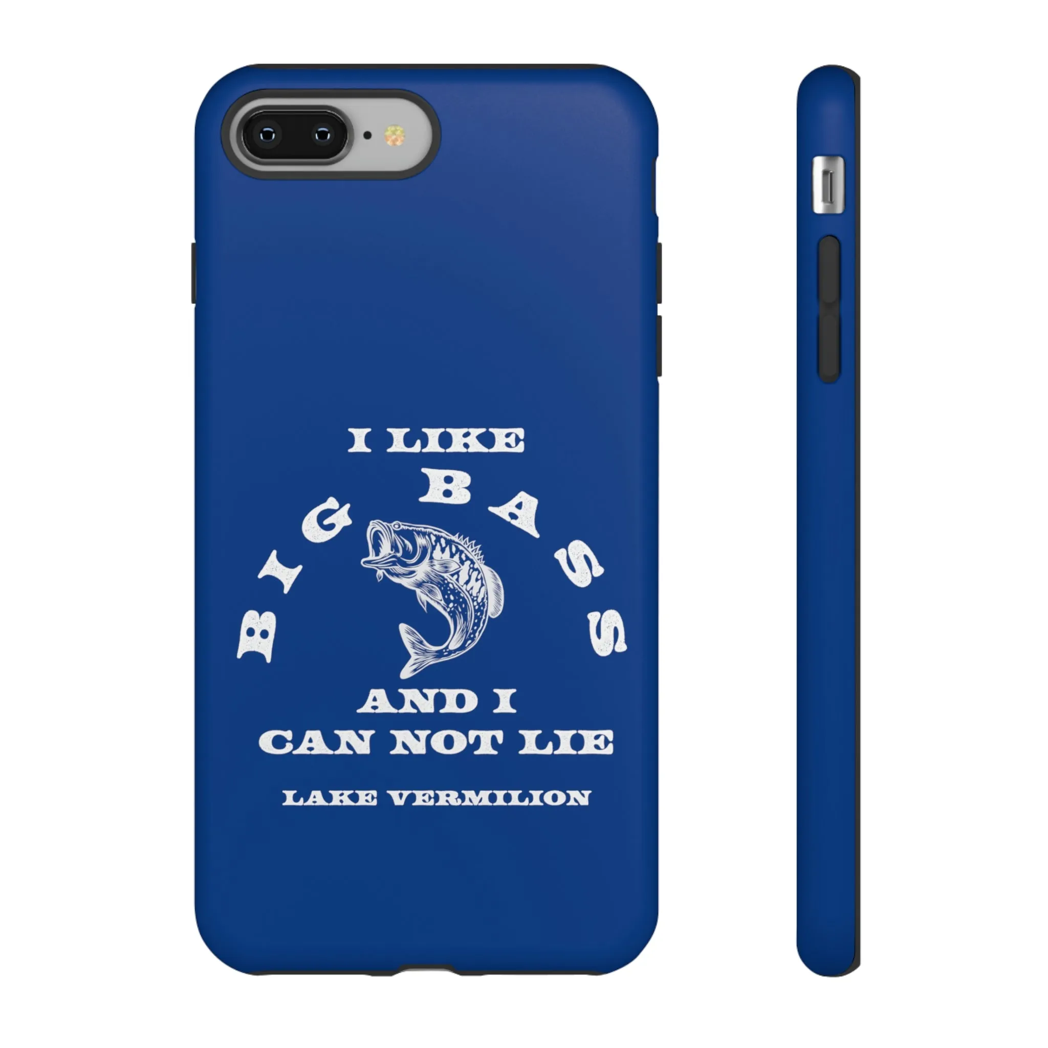 Big Bass - White Print - Blue - Tough Cases