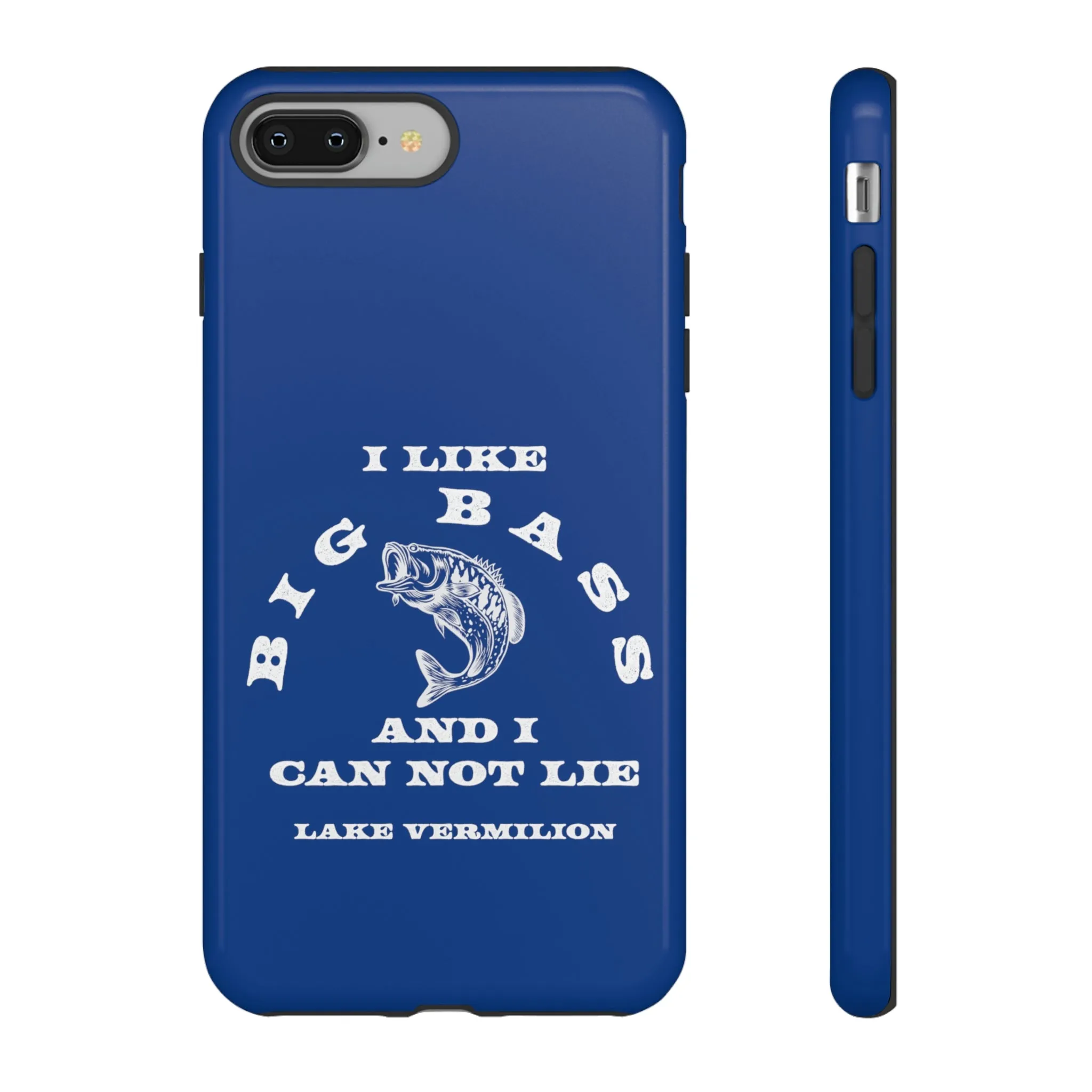 Big Bass - White Print - Blue - Tough Cases