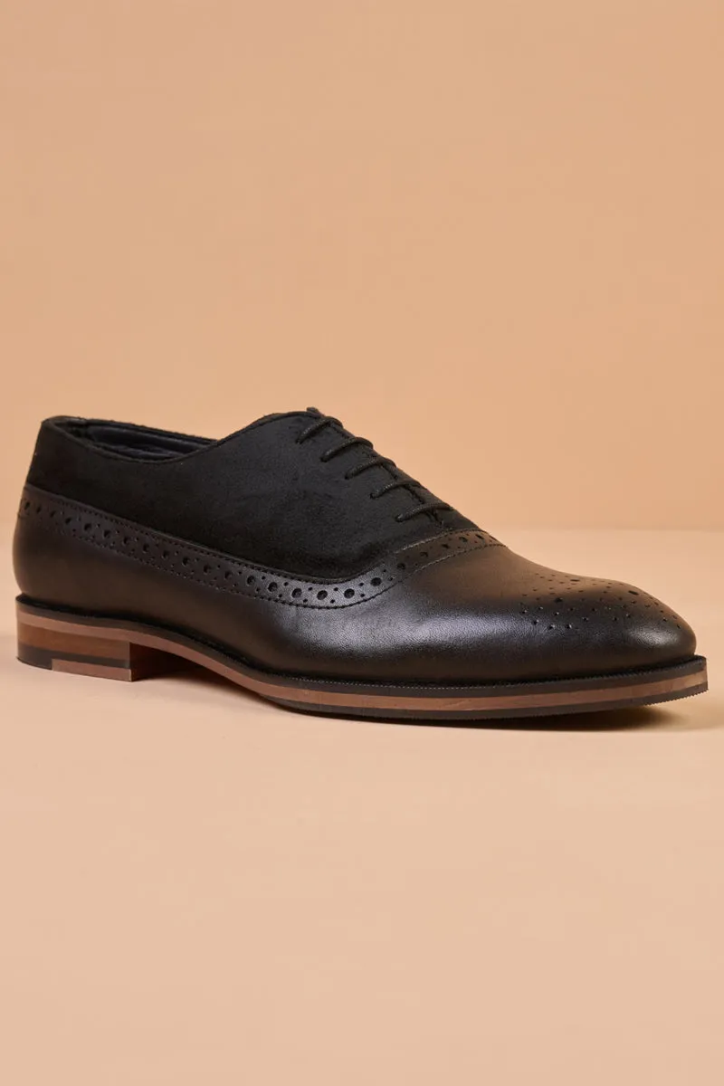 Black Classic Lace Up Brogue