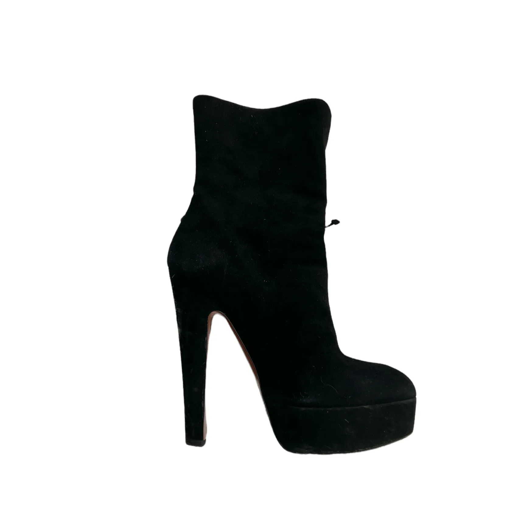 Black Heeled Boots - 7.5