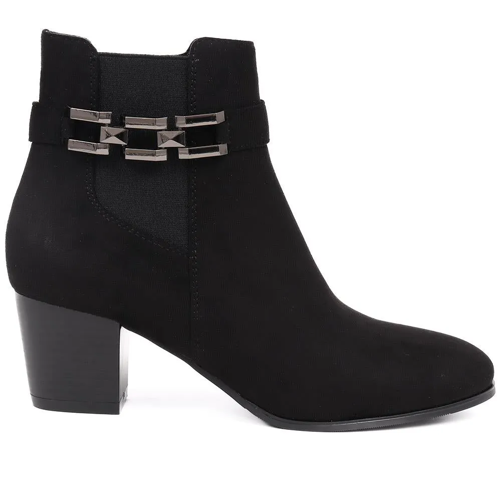 Block Heeled Ankle Boots  - SANYI40029 / 325 987