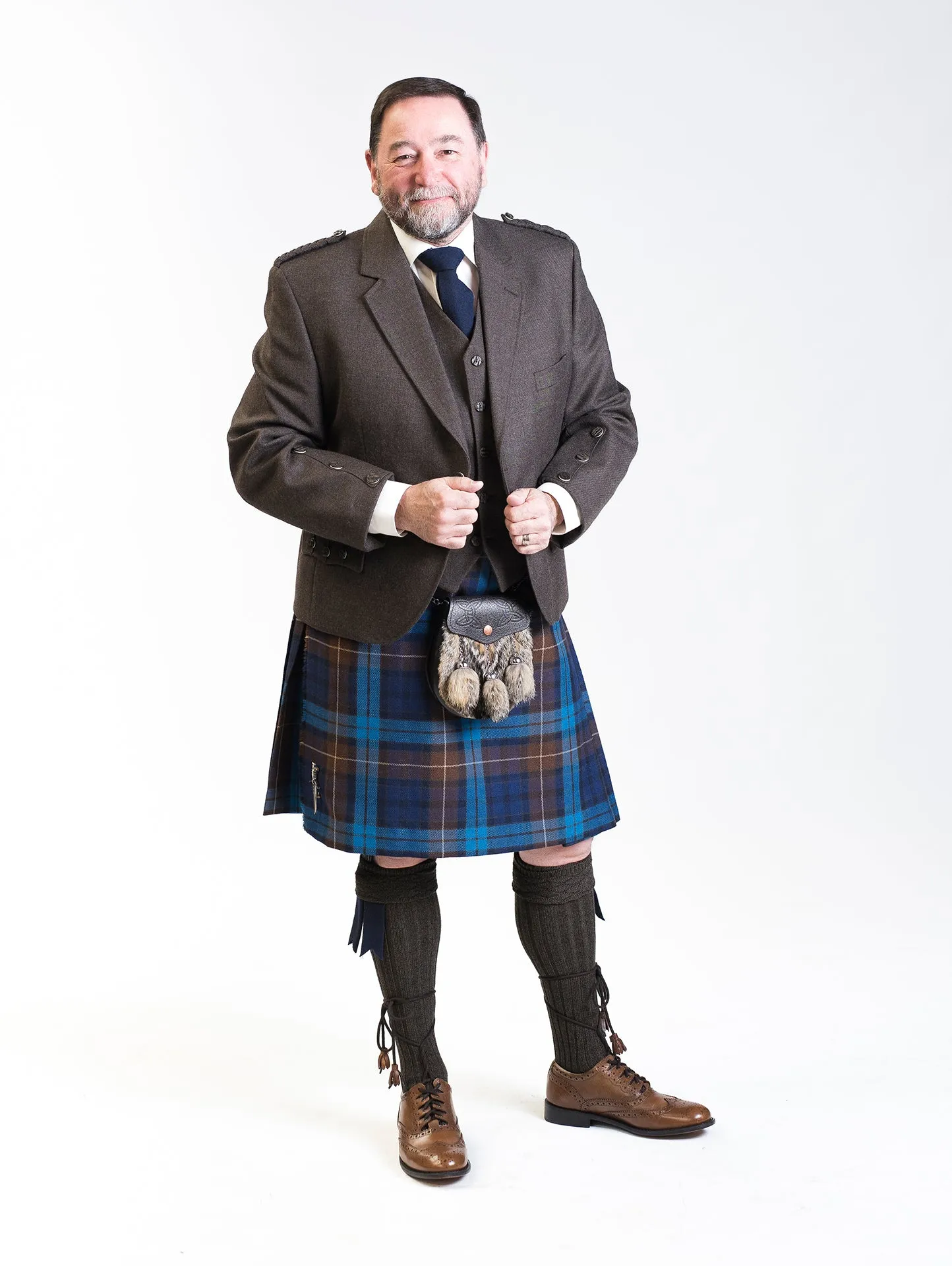 Blue Buchanan / Peat Holyrood Kilt Hire Outfit