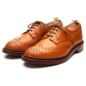 'Bourton' Tan Brown Leather Country Derby Brogues UK 9.5