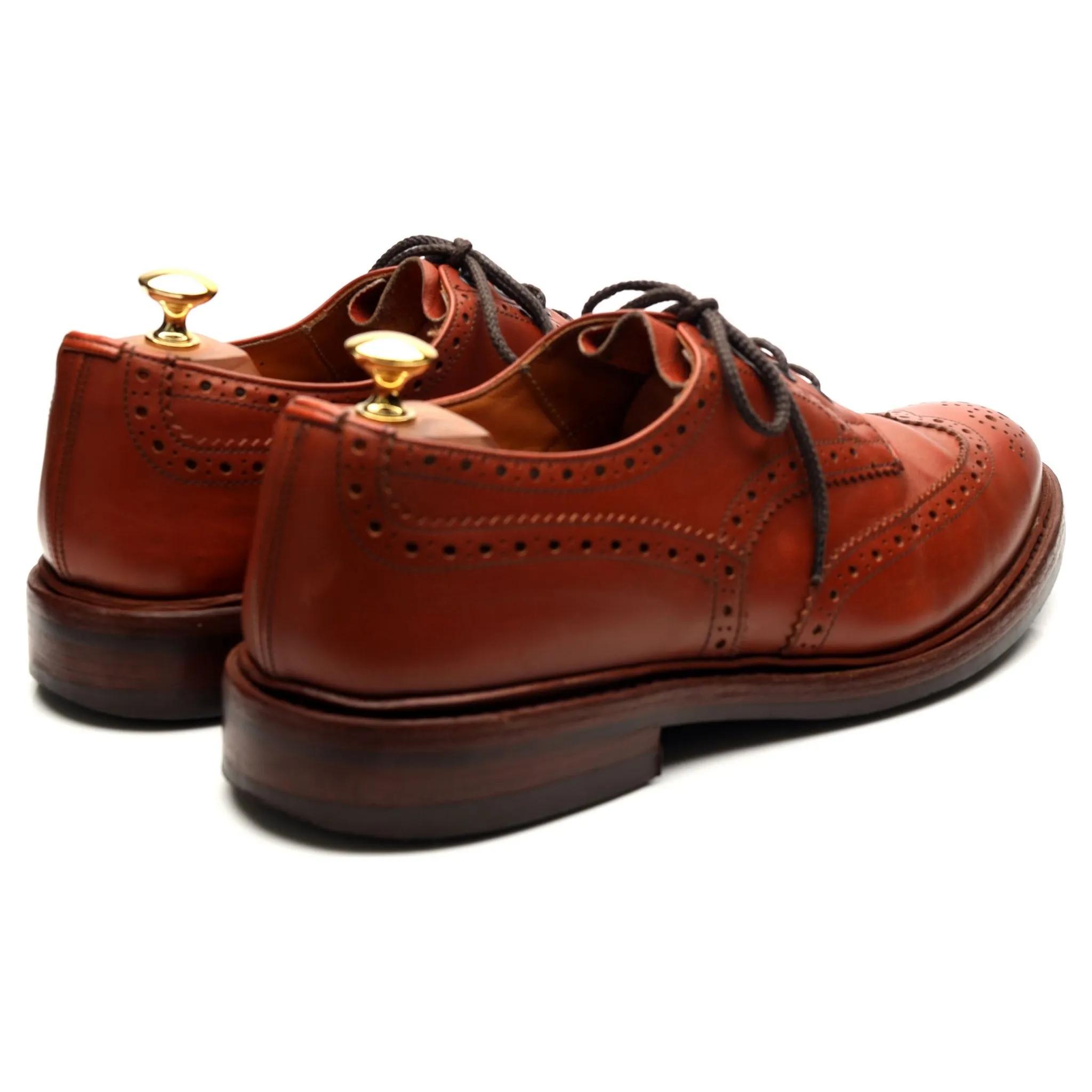 'Bourton' Tan Brown Leather Derby UK 10.5