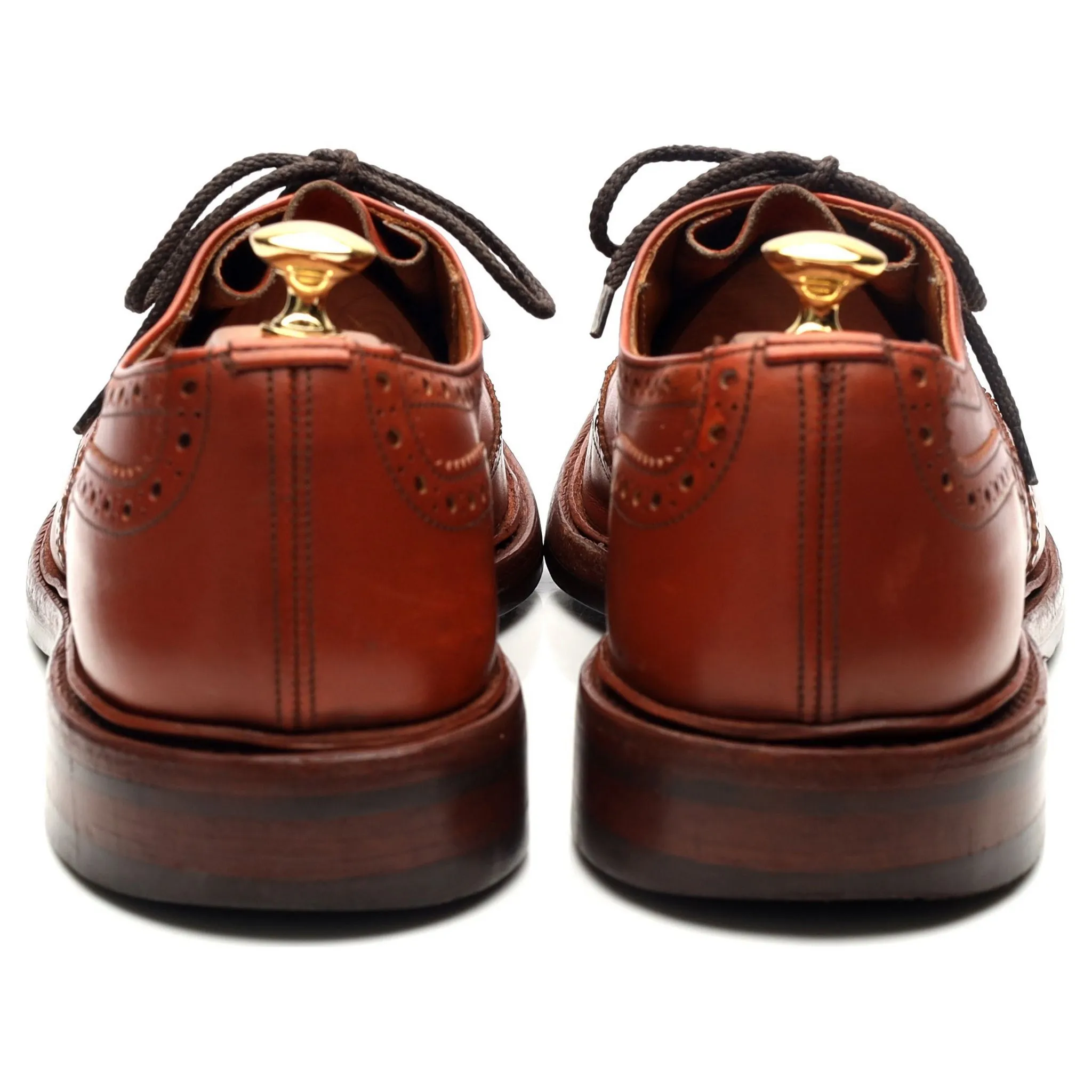 'Bourton' Tan Brown Leather Derby UK 10.5