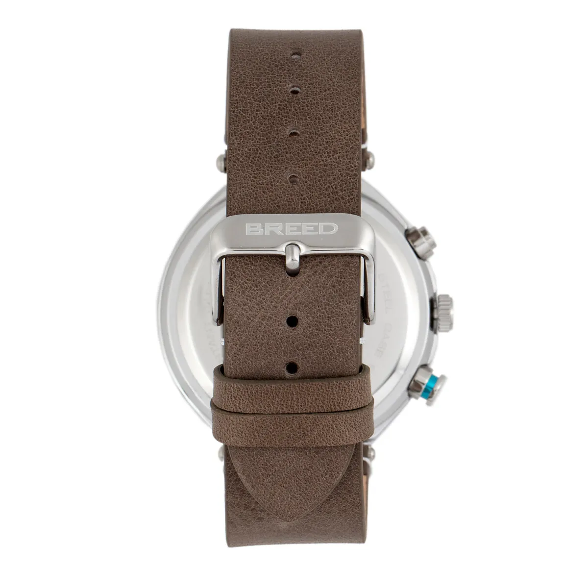 Breed Tempest Chronograph Leather-Band Watch w/Date