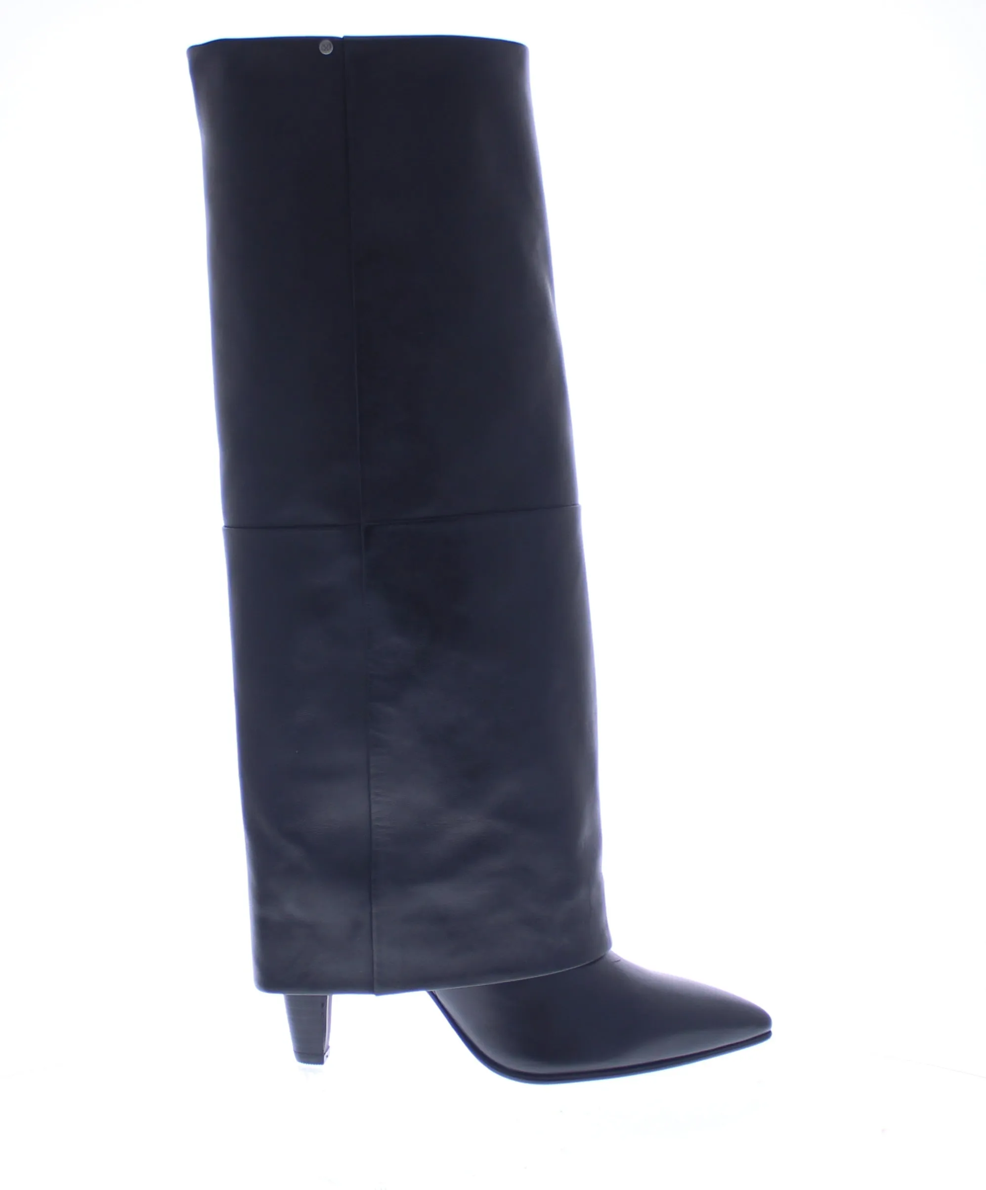 Bronx High Black Bananna Heeled High Boot