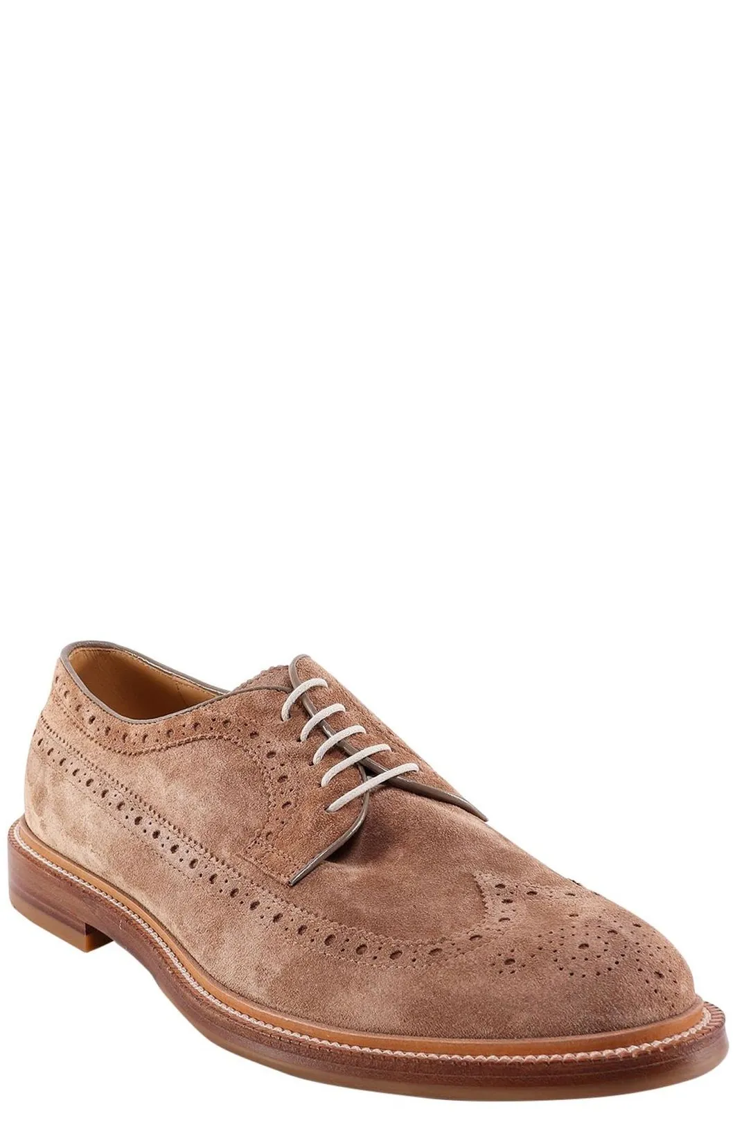 Brunello Cucinelli Perforated Detailed Brogues