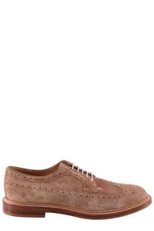 Brunello Cucinelli Perforated Detailed Brogues