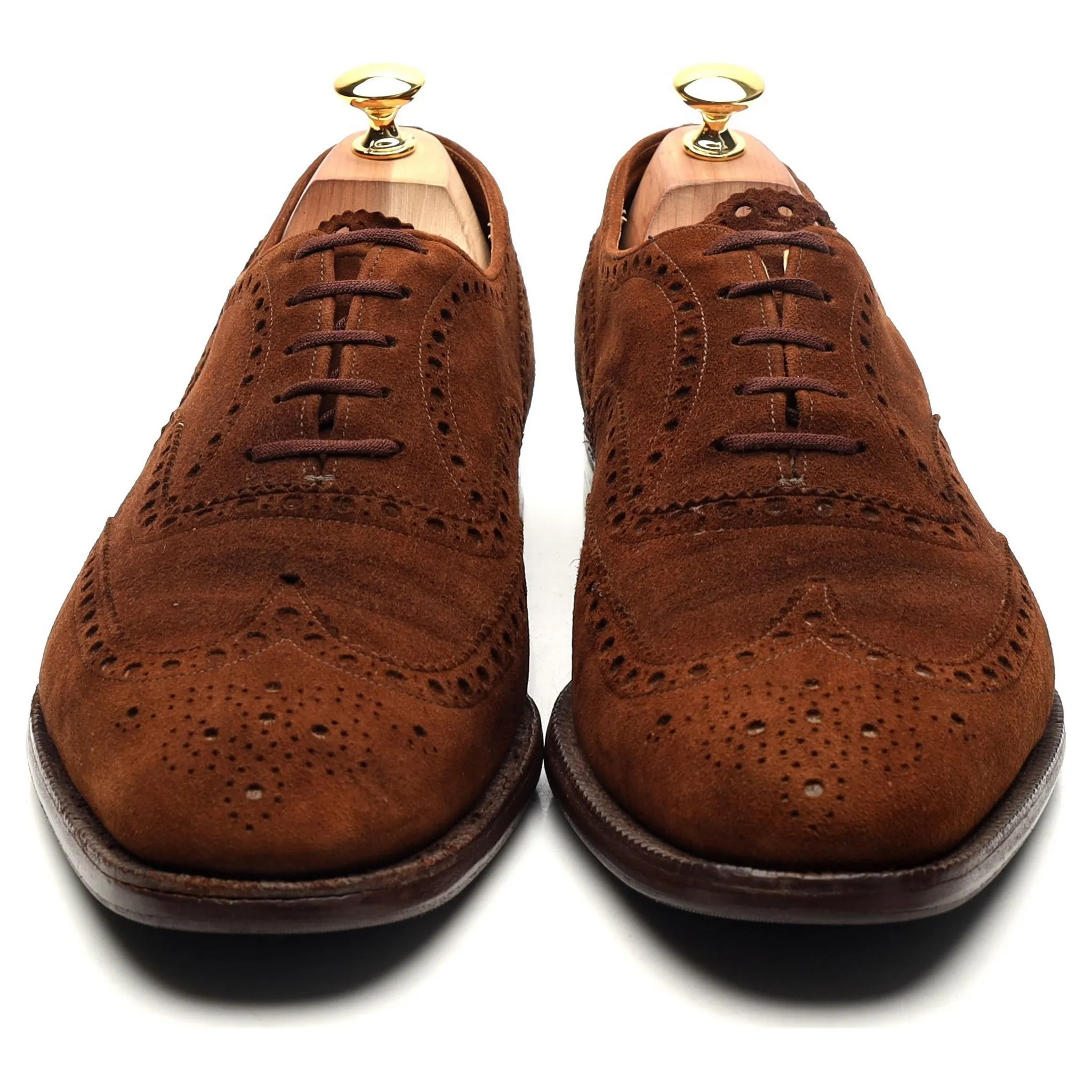 'Buck' Brown Suede Oxford Brogues UK 10.5 F