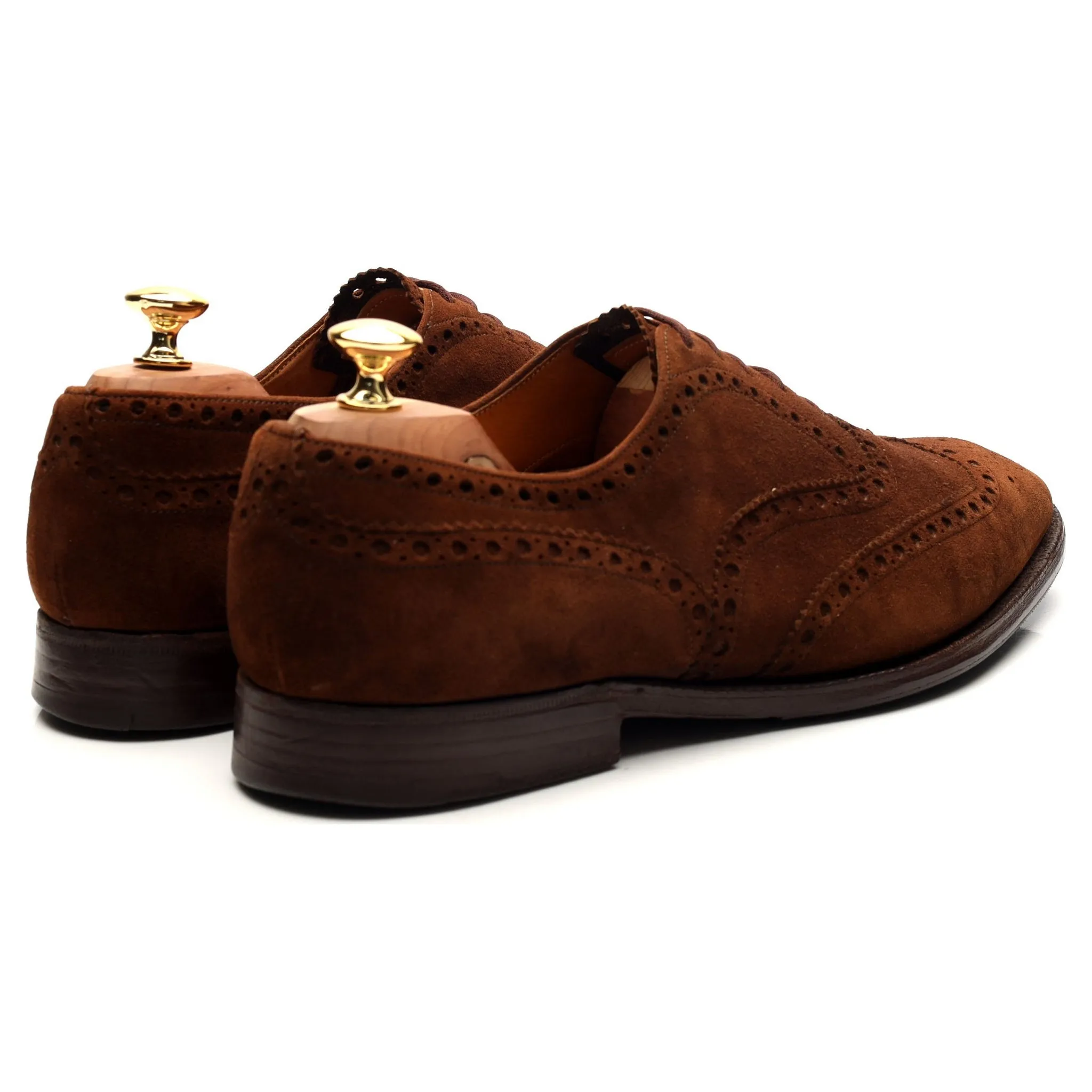 'Buck' Brown Suede Oxford Brogues UK 10.5 F