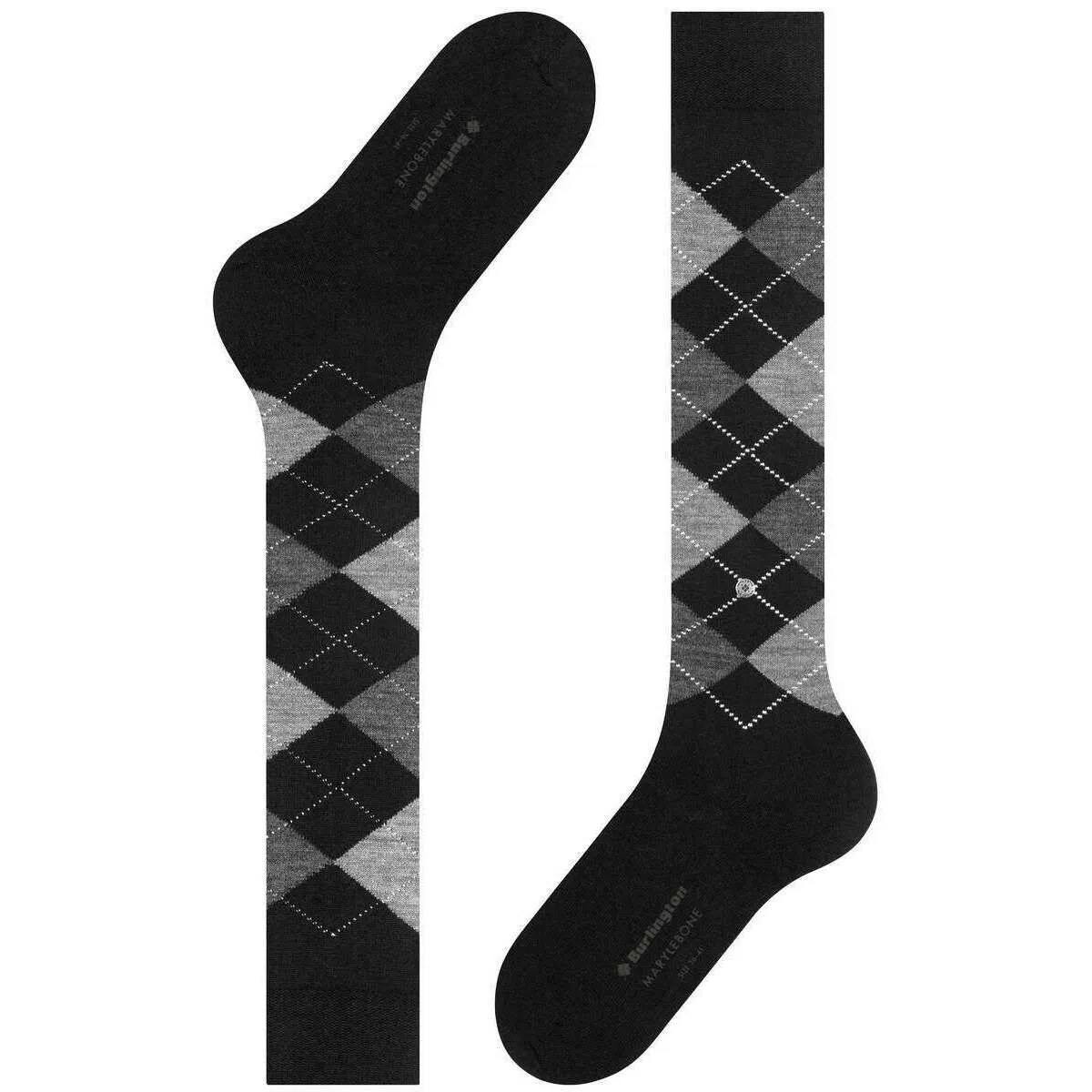 Burlington Marylebone Knee High Socks - Black