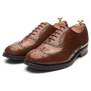 'Burwood' Brown Leather Brogues UK 9 G