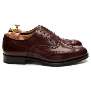 'Burwood' Brown Leather Oxford Brogues UK 10.5 F