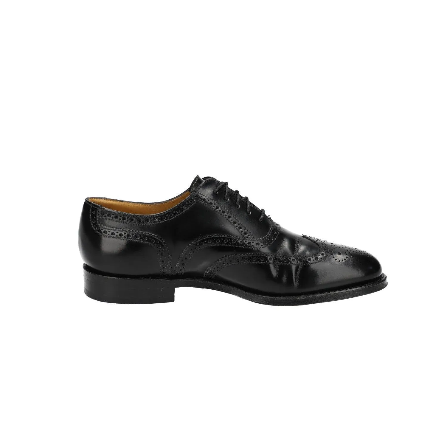 Charles Tyrwhitt Wingtip Brogues Formal Lace Ups Leather Black Colour For Men