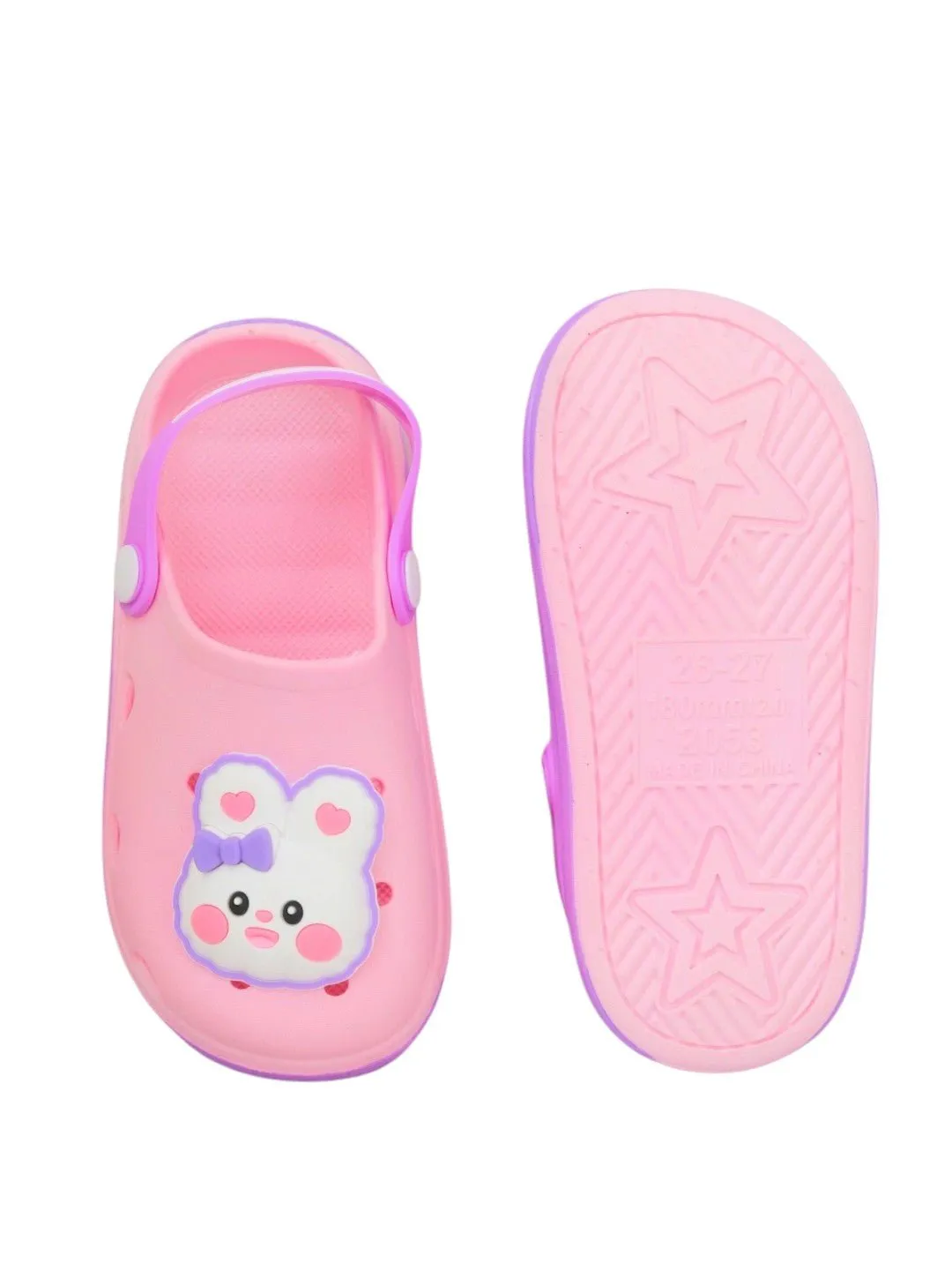 Charming Bunny Clogs for Girls