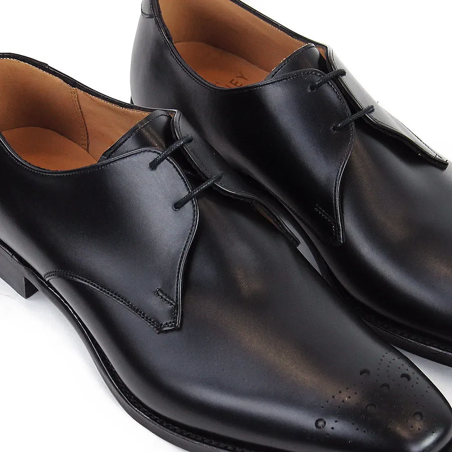 Cheaney - Hardy Leather Brogue Derby Shoes in Black