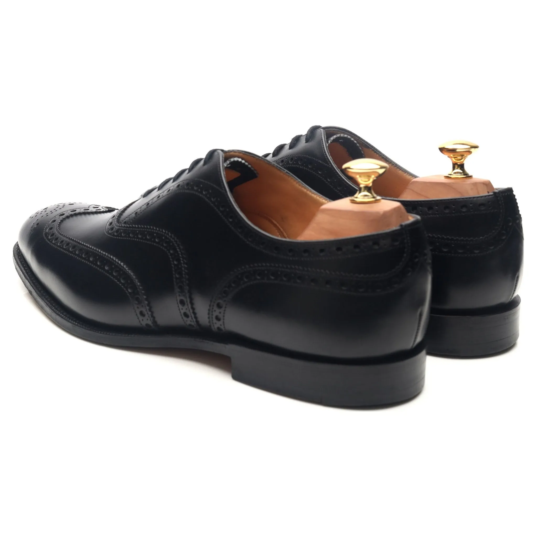 'Chetwynd' Black Leather Brogues UK 9.5 H