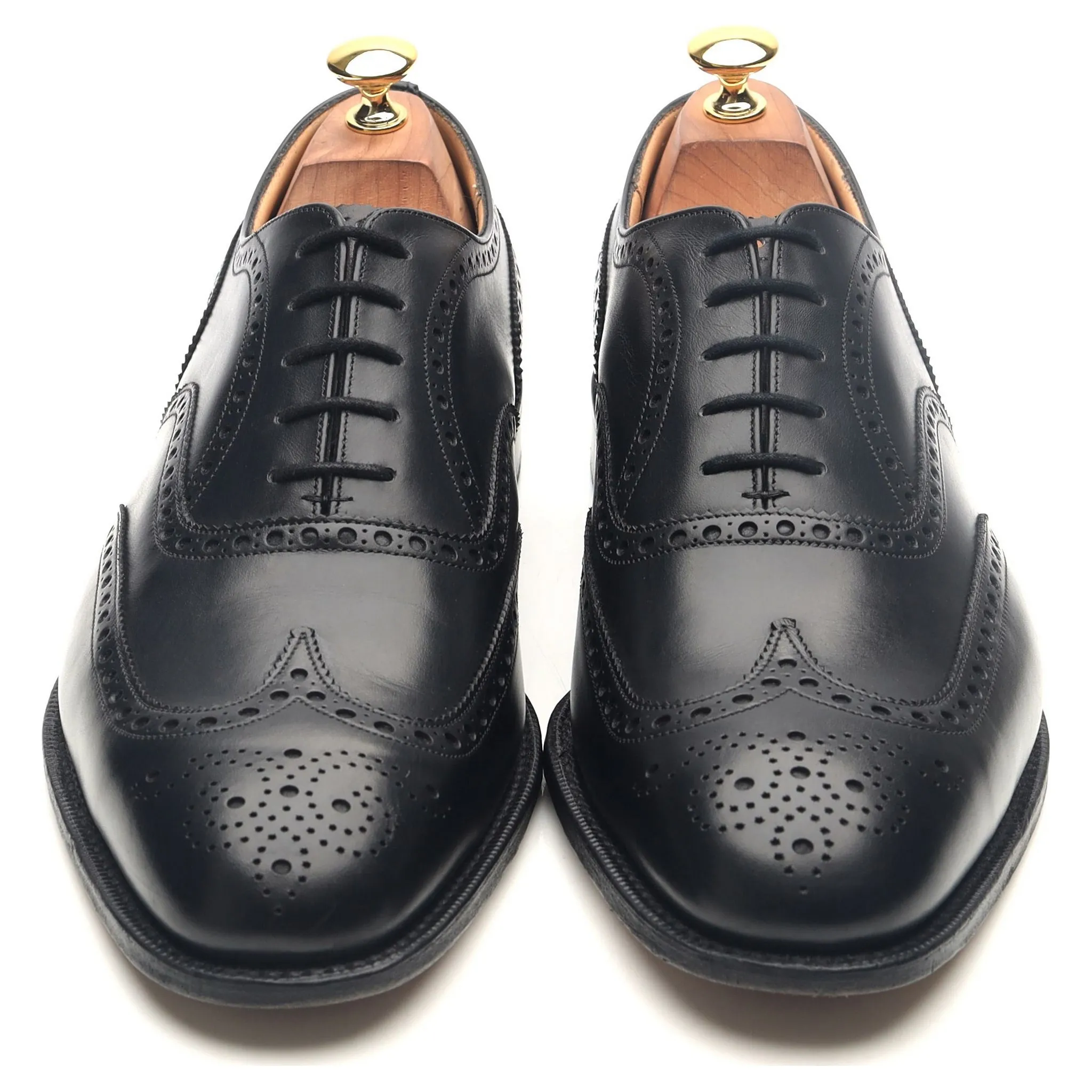 'Chetwynd' Black Leather Brogues UK 9.5 H