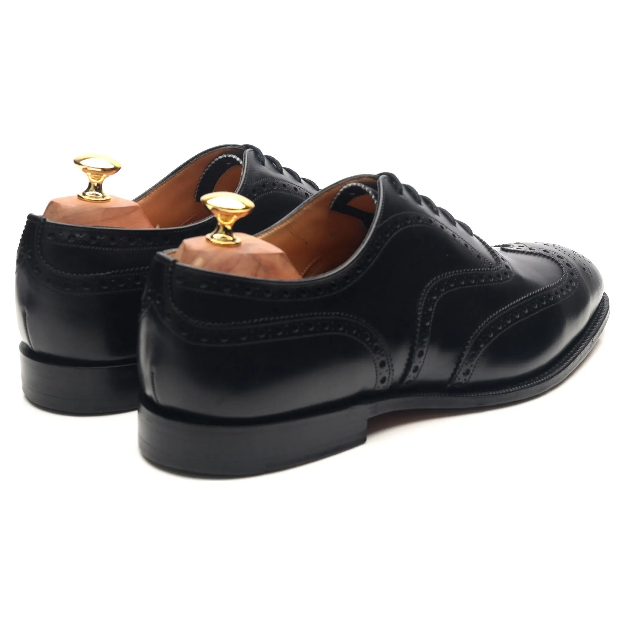 'Chetwynd' Black Leather Brogues UK 9.5 H