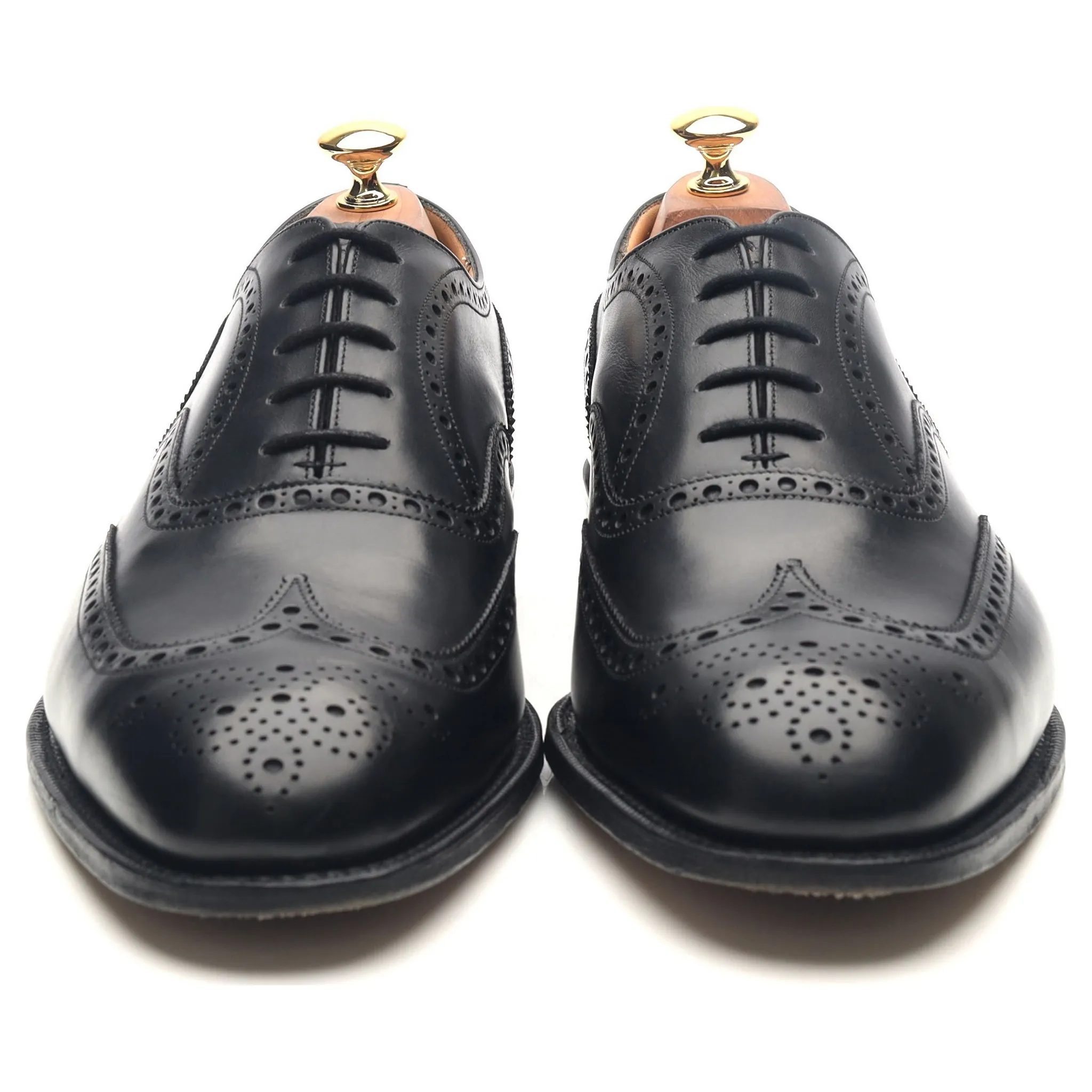 'Chetwynd' Black Leather Brogues UK 9.5 H