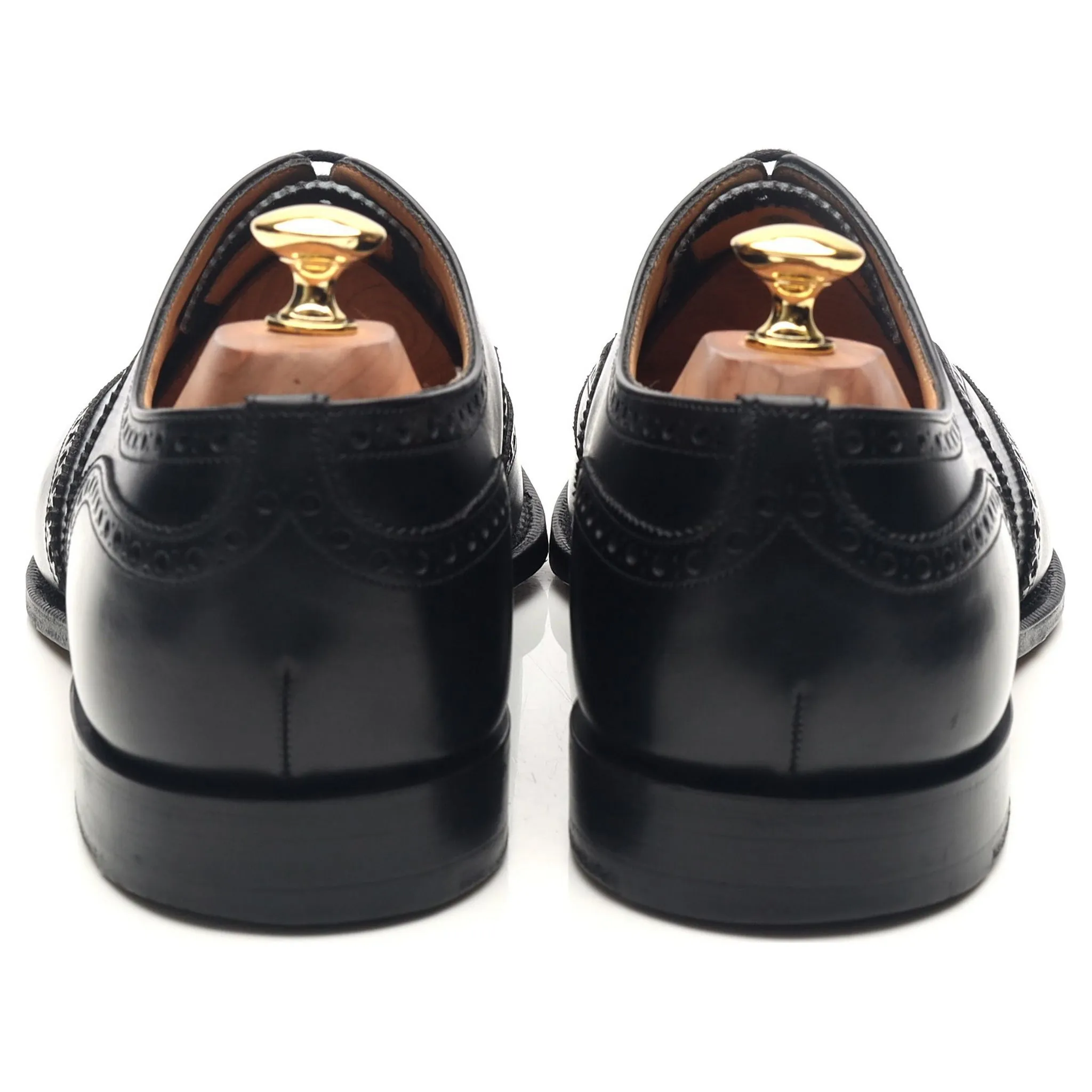 'Chetwynd' Black Leather Brogues UK 9.5 H