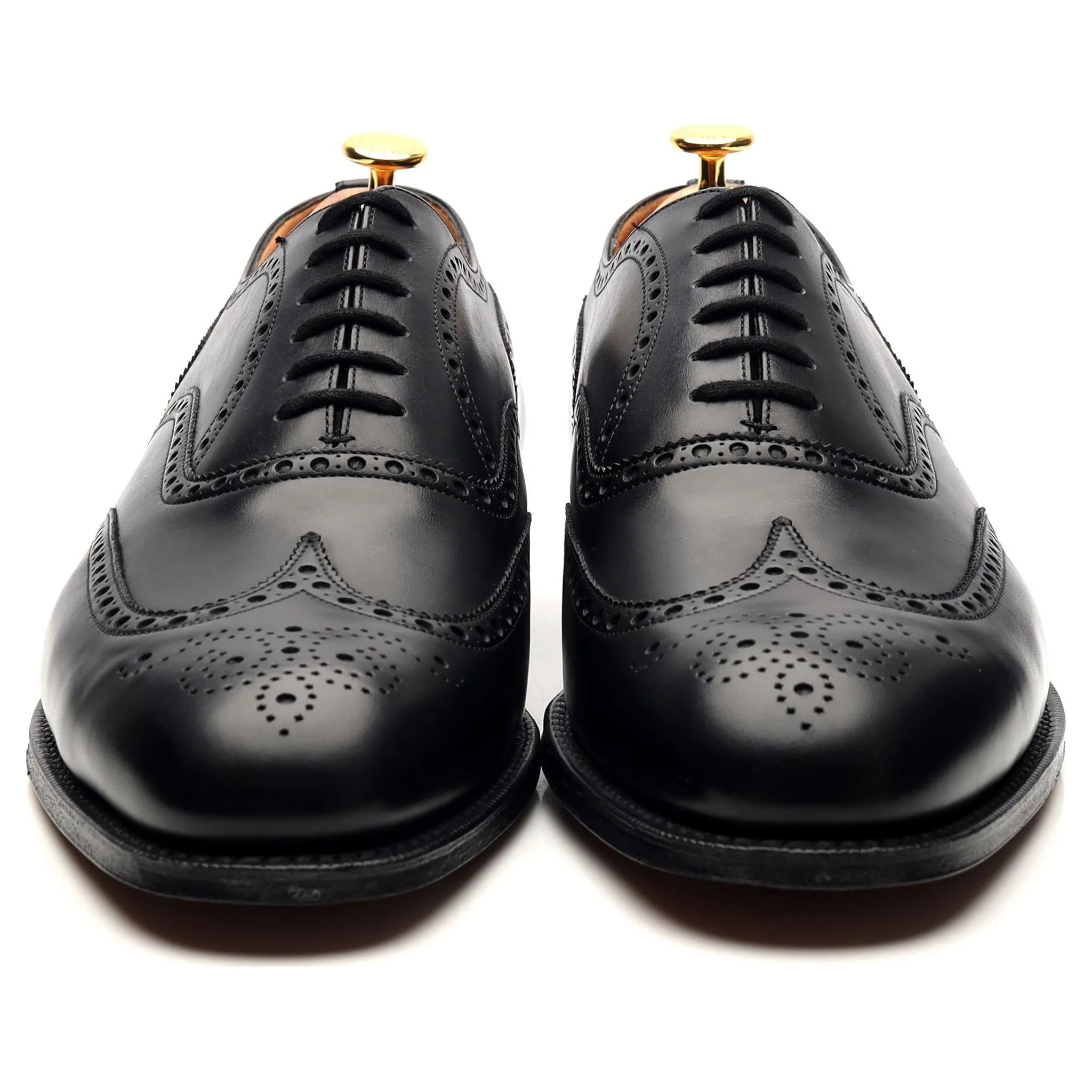 'Chetwynd' Black Leather Oxford Brogues UK 11.5 G