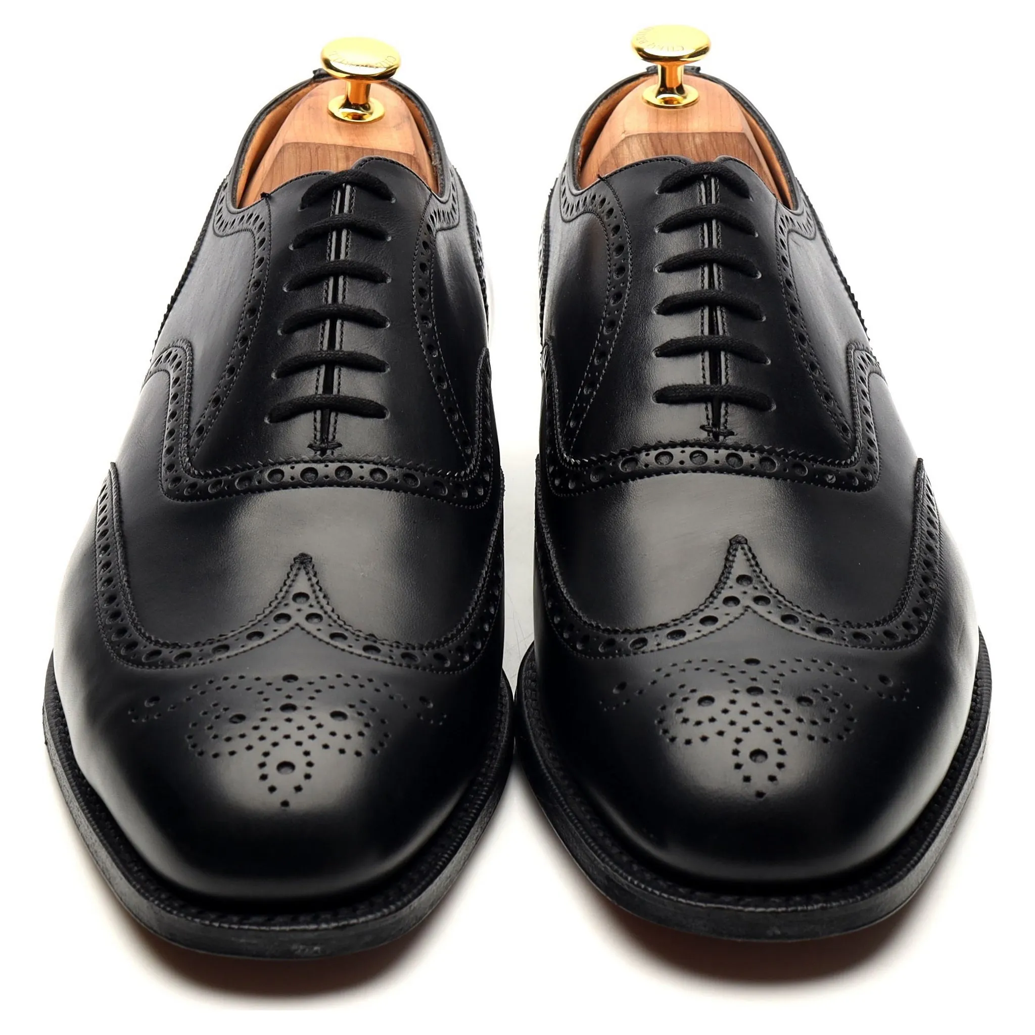 'Chetwynd' Black Leather Oxford Brogues UK 11.5 G