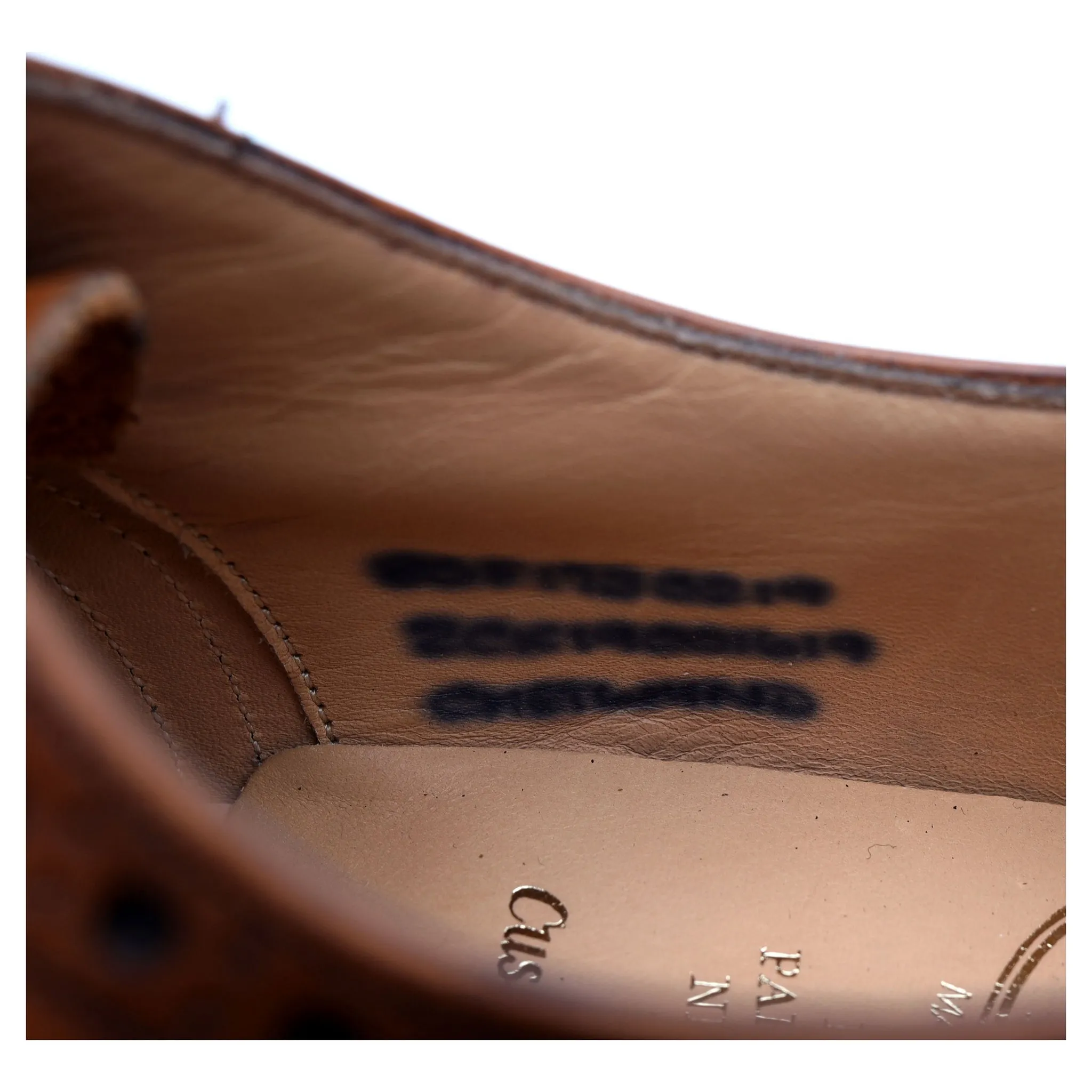 'Chetwynd' Tan Brown Leather Brogues UK 8 F