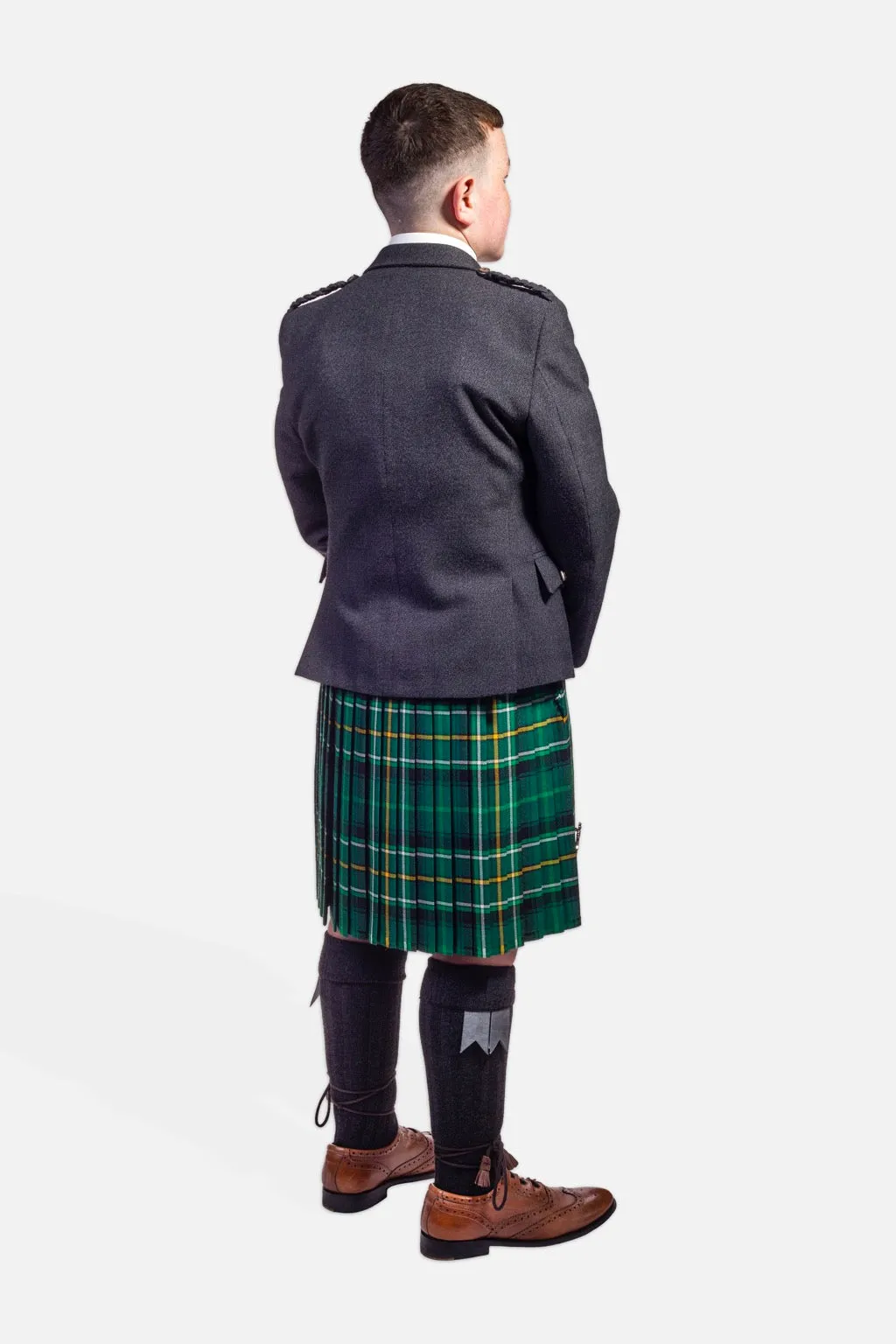 Children's Black Watch Weathered / Charcoal Holyrood Kilt Hire Outfit