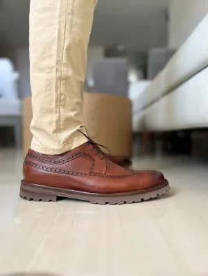 Classic Brown Leather Brogues