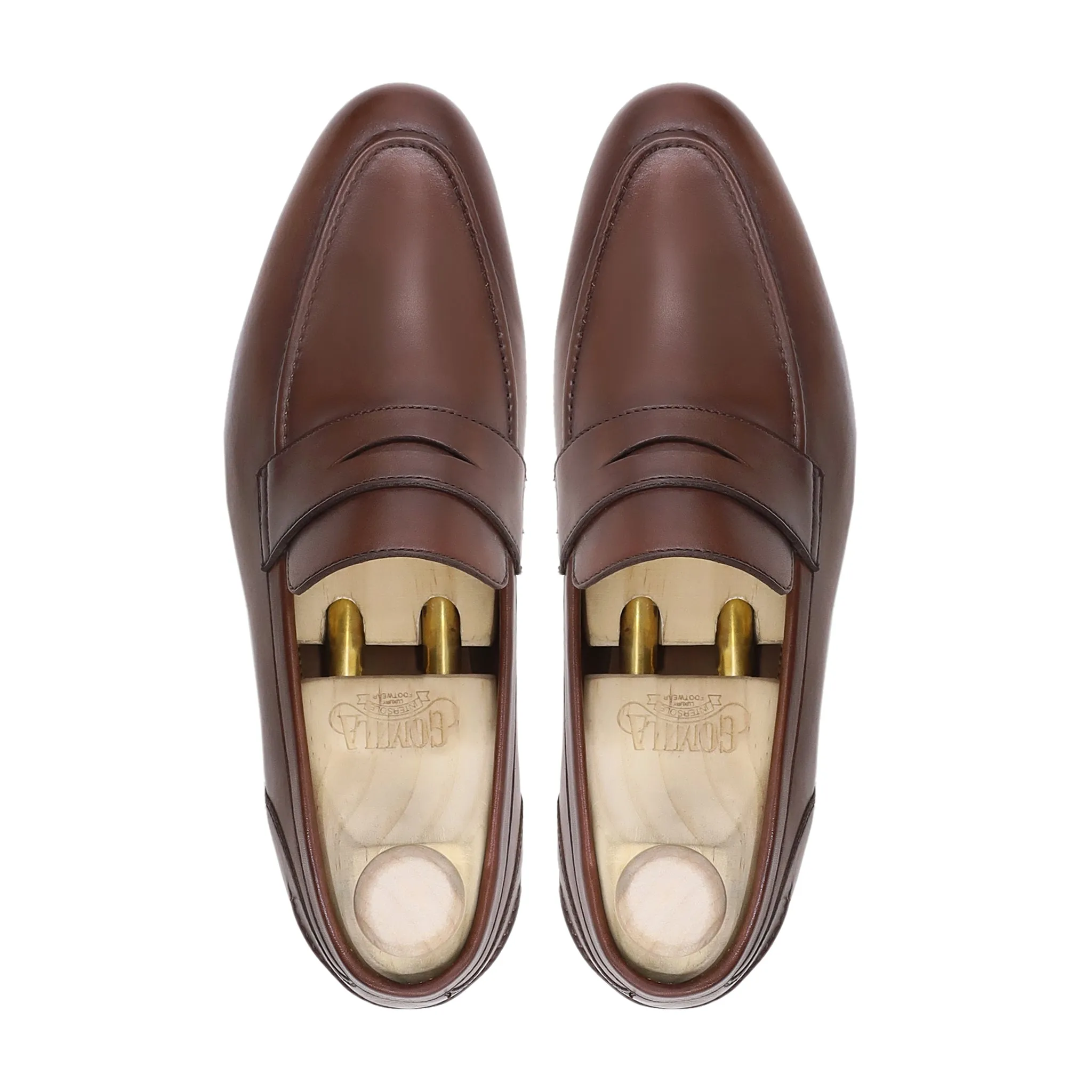 Clemont - Men's Brown Calf Leather Loafer