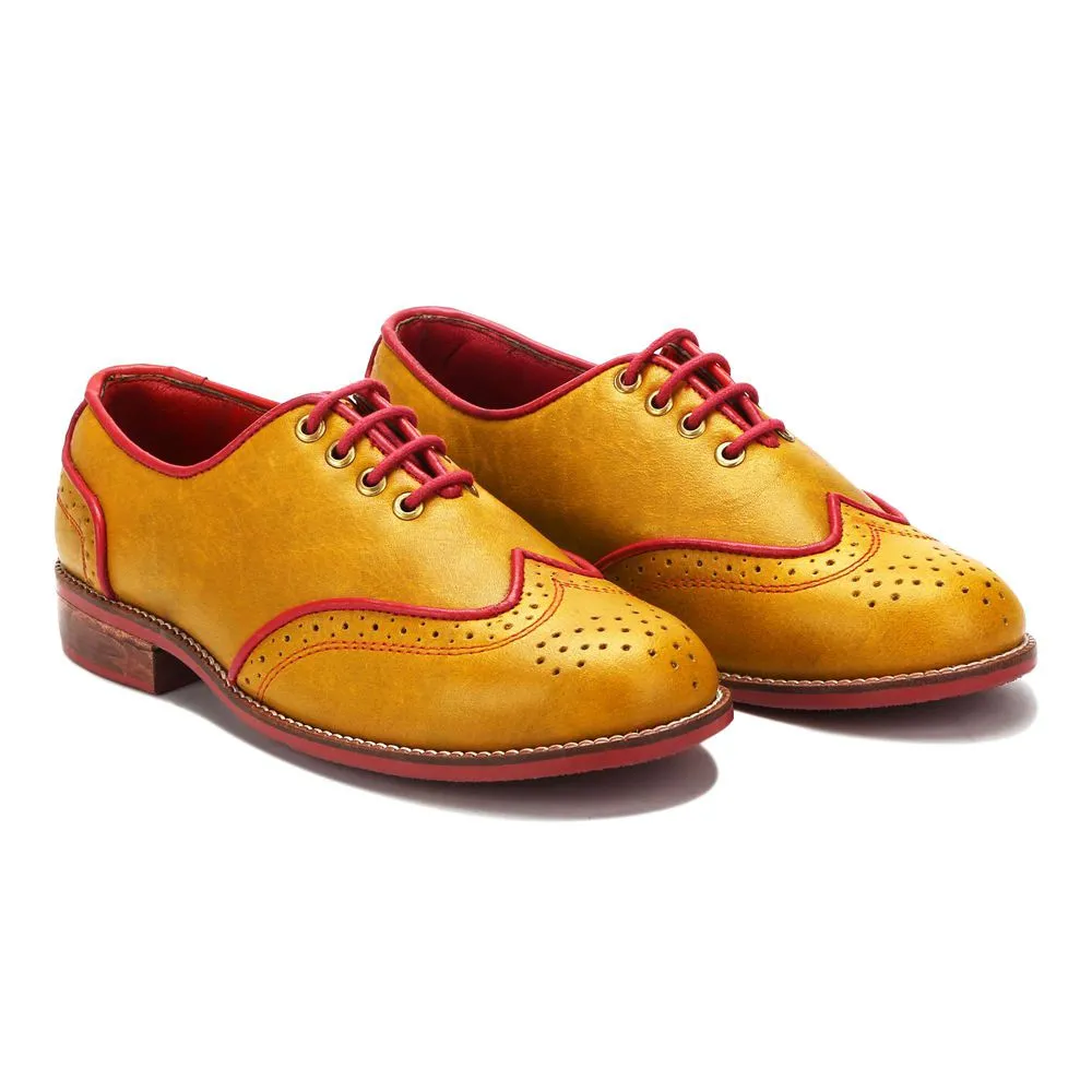 Core Brogue for Women – Mustard (discontinued)